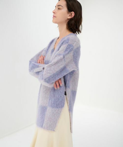 LANVIN en Bleu / ランバン オン ブルー ニット・セーター | Ｖネックシャギーニット | 詳細7