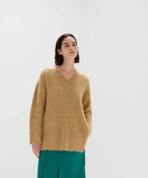 LANVIN en Bleu / ランバン オン ブルー ニット・セーター | Ｖネックシャギーニット | 詳細9