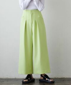 LANVIN en Bleu / ランバン オン ブルー その他パンツ | 【セットアップ対応商品】ダブルクロスクロップドパンツ