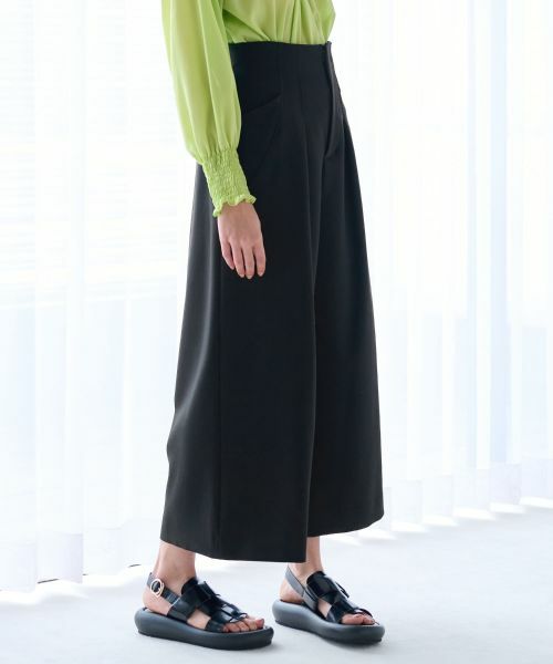 LANVIN en Bleu / ランバン オン ブルー その他パンツ | 【セットアップ対応商品】ダブルクロスクロップドパンツ | 詳細4