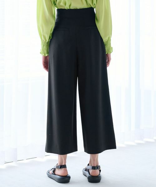 LANVIN en Bleu / ランバン オン ブルー その他パンツ | 【セットアップ対応商品】ダブルクロスクロップドパンツ | 詳細6