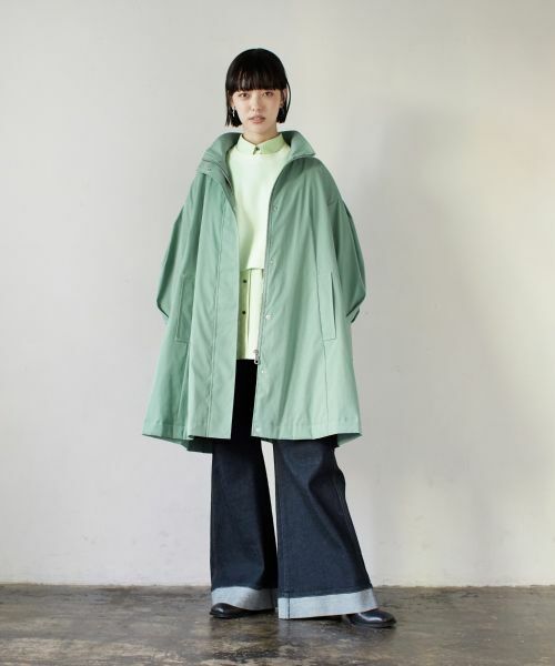 LANVIN en Bleu / ランバン オン ブルー その他パンツ | ロールアップフレアデニムパンツ | 詳細9