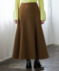 LANVIN en Bleu / ランバン オン ブルー ロング・マキシ丈スカート | ダンボールトランペットフレアスカート