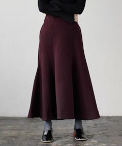 LANVIN en Bleu / ランバン オン ブルー ロング・マキシ丈スカート | ダンボールトランペットフレアスカート