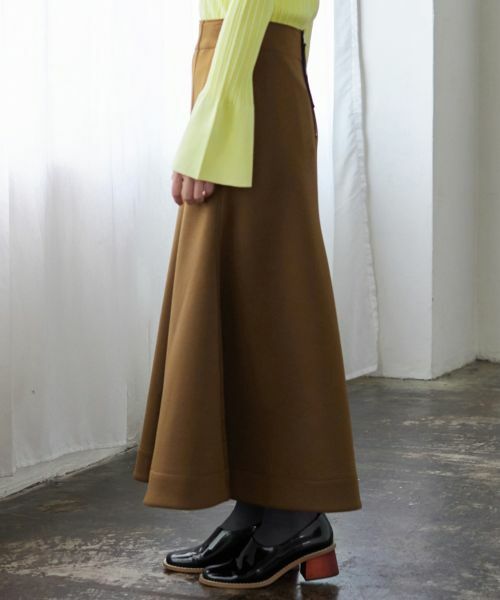 LANVIN en Bleu / ランバン オン ブルー ロング・マキシ丈スカート | ダンボールトランペットフレアスカート | 詳細1