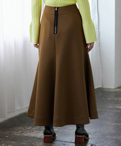 LANVIN en Bleu / ランバン オン ブルー ロング・マキシ丈スカート | ダンボールトランペットフレアスカート | 詳細2