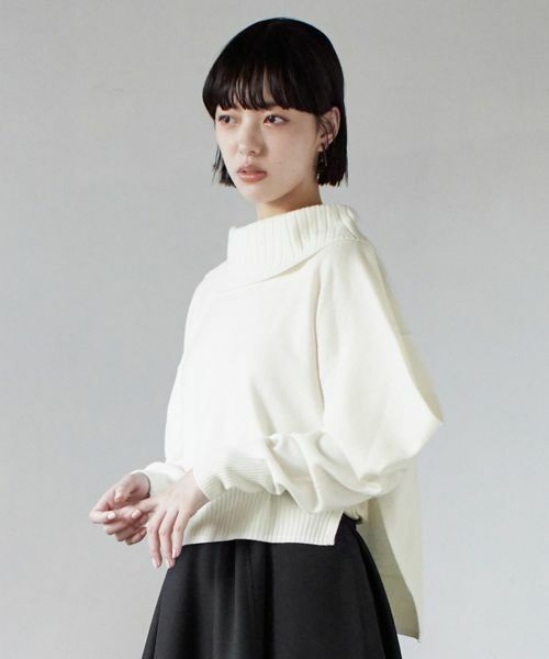 LANVIN en Bleu / ランバン オン ブルー ニット・セーター | ロールカラーニット | 詳細1