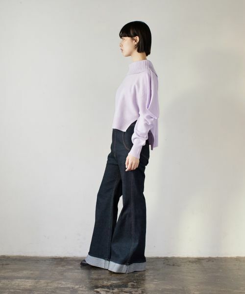 LANVIN en Bleu / ランバン オン ブルー ニット・セーター | ロールカラーニット | 詳細16