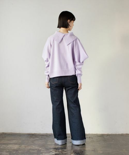 LANVIN en Bleu / ランバン オン ブルー ニット・セーター | ロールカラーニット | 詳細17