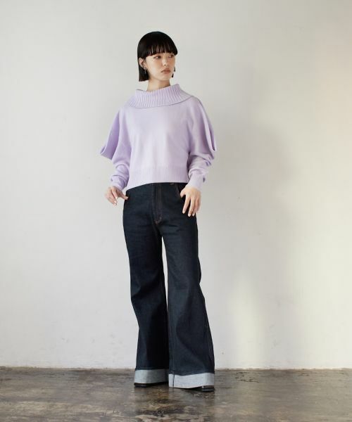 LANVIN en Bleu / ランバン オン ブルー ニット・セーター | ロールカラーニット | 詳細19