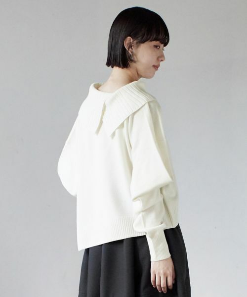 LANVIN en Bleu / ランバン オン ブルー ニット・セーター | ロールカラーニット | 詳細2