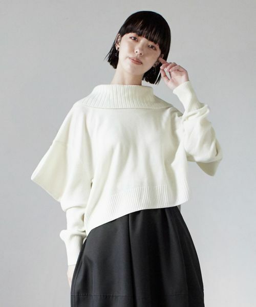 LANVIN en Bleu / ランバン オン ブルー ニット・セーター | ロールカラーニット | 詳細3