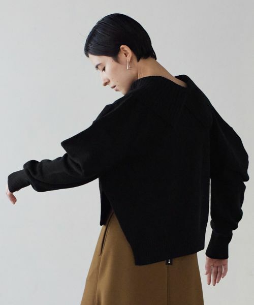 LANVIN en Bleu / ランバン オン ブルー ニット・セーター | ロールカラーニット | 詳細7