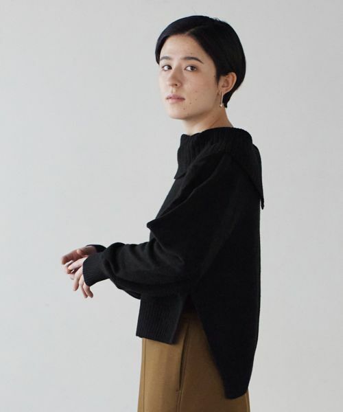 LANVIN en Bleu / ランバン オン ブルー ニット・セーター | ロールカラーニット | 詳細8