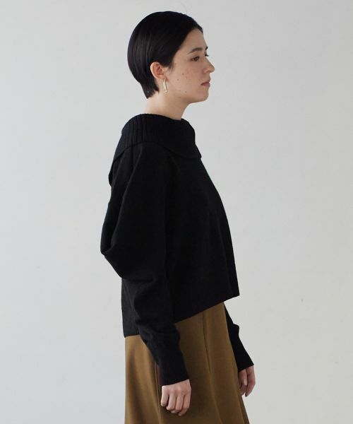 LANVIN en Bleu / ランバン オン ブルー ニット・セーター | ロールカラーニット | 詳細9