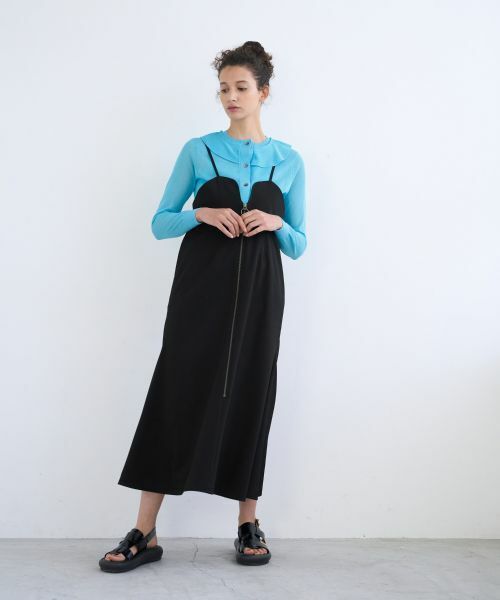 LANVIN en Bleu / ランバン オン ブルー ドレス | トリアセツイルジャンスカワンピース | 詳細1