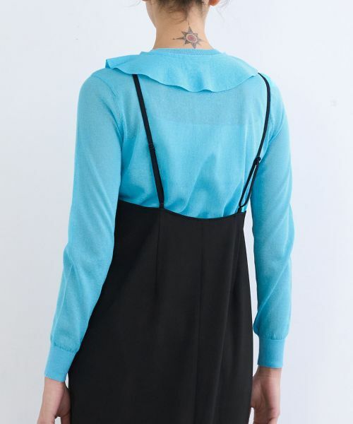 LANVIN en Bleu / ランバン オン ブルー ドレス | トリアセツイルジャンスカワンピース | 詳細6