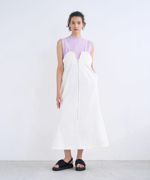 LANVIN en Bleu / ランバン オン ブルー ドレス | トリアセツイルジャンスカワンピース | 詳細8