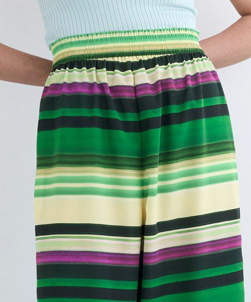 LANVIN en Bleu / ランバン オン ブルー その他パンツ | 【sweet 6月号掲載】Piscineプリントウエストゴムパンツ | 詳細6