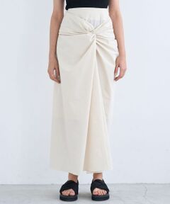 LANVIN en Bleu / ランバン オン ブルー ロング・マキシ丈スカート | ツイストドレープスカート