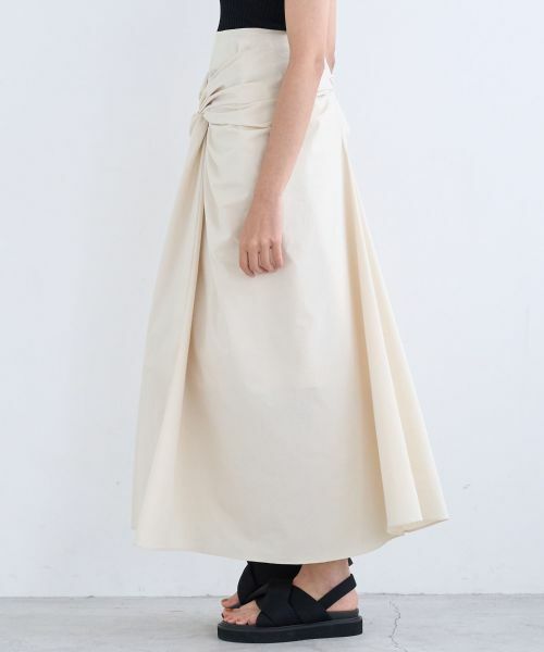 LANVIN en Bleu / ランバン オン ブルー ロング・マキシ丈スカート | ツイストドレープスカート | 詳細10