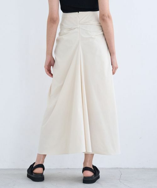 LANVIN en Bleu / ランバン オン ブルー ロング・マキシ丈スカート | ツイストドレープスカート | 詳細11