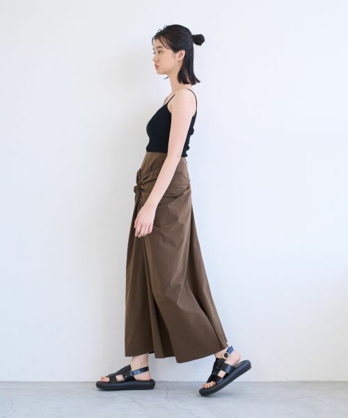 LANVIN en Bleu / ランバン オン ブルー ロング・マキシ丈スカート | ツイストドレープスカート | 詳細2