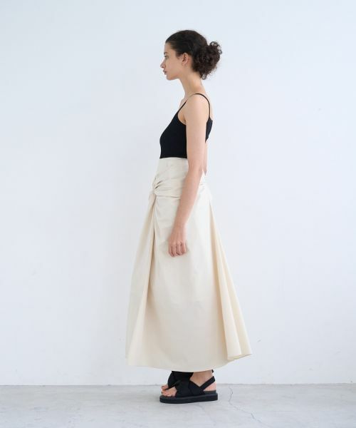 LANVIN en Bleu / ランバン オン ブルー ロング・マキシ丈スカート | ツイストドレープスカート | 詳細8