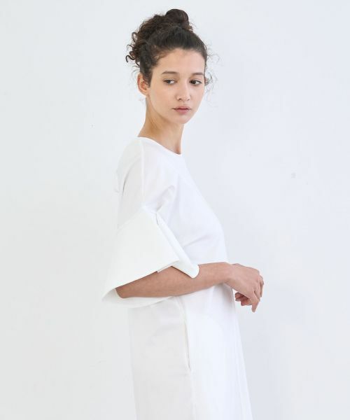 LANVIN en Bleu / ランバン オン ブルー ドレス | ラッフルスリーブワンピース | 詳細6