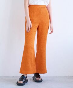 LANVIN en Bleu / ランバン オン ブルー その他パンツ | ループジャガードフレアパンツ