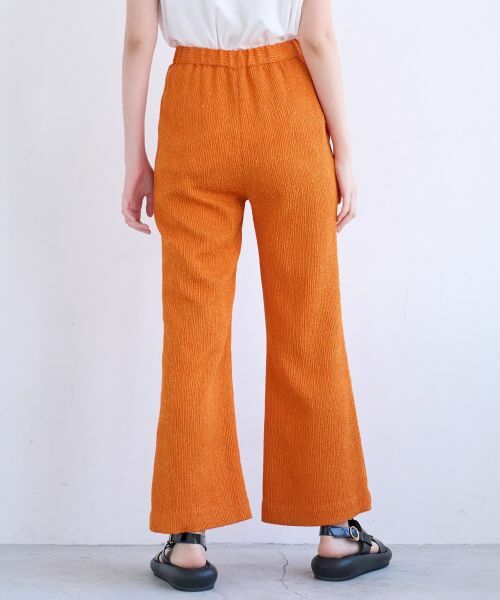 LANVIN en Bleu / ランバン オン ブルー その他パンツ | ループジャガードフレアパンツ | 詳細13