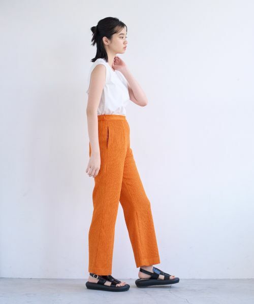 LANVIN en Bleu / ランバン オン ブルー その他パンツ | ループジャガードフレアパンツ | 詳細16