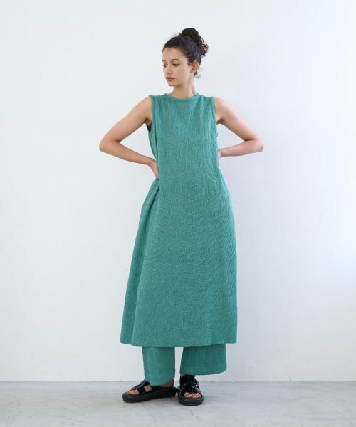 LANVIN en Bleu / ランバン オン ブルー その他パンツ | ループジャガードフレアパンツ | 詳細5