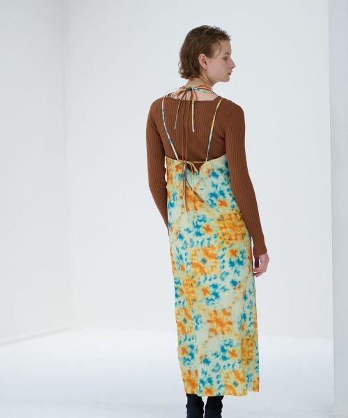 LANVIN en Bleu / ランバン オン ブルー ドレス | Kaleidoscopeプリントキャミワンピース | 詳細2