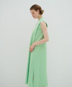 LANVIN en Bleu / ランバン オン ブルー ドレス | タックショルダーニットワンピース