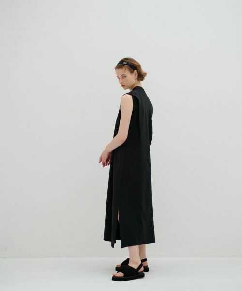 LANVIN en Bleu / ランバン オン ブルー ドレス | タックショルダーニットワンピース | 詳細2