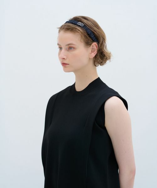 LANVIN en Bleu / ランバン オン ブルー ドレス | タックショルダーニットワンピース | 詳細4