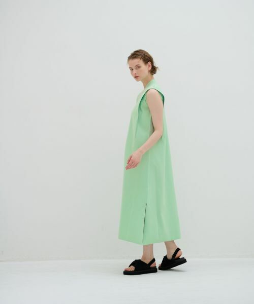 LANVIN en Bleu / ランバン オン ブルー ドレス | タックショルダーニットワンピース | 詳細6