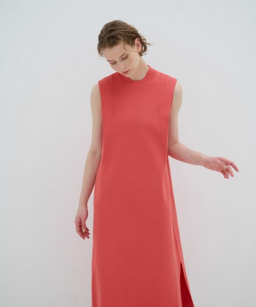 LANVIN en Bleu / ランバン オン ブルー ドレス | タックショルダーニットワンピース | 詳細9