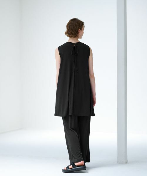 LANVIN en Bleu / ランバン オン ブルー その他パンツ | ランダムリブゴムワイドパンツ | 詳細5