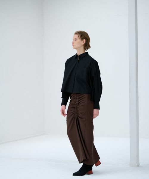 LANVIN en Bleu / ランバン オン ブルー ロング・マキシ丈スカート | ドロストタイトスカート | 詳細3