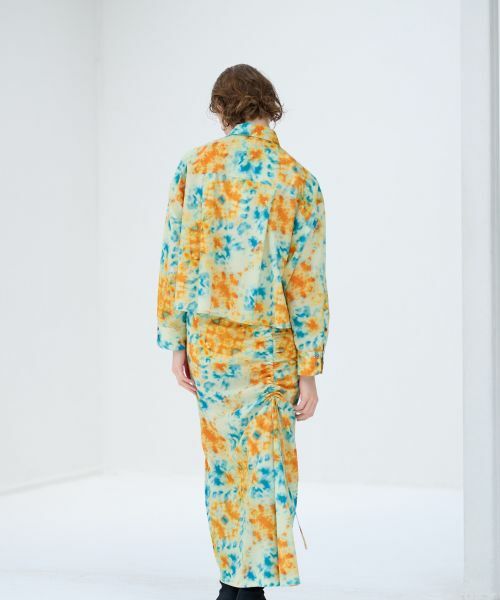 LANVIN en Bleu / ランバン オン ブルー シャツ・ブラウス | 【セットアップ対応商品】Kaleidoscopeプリントショートブラウス | 詳細3