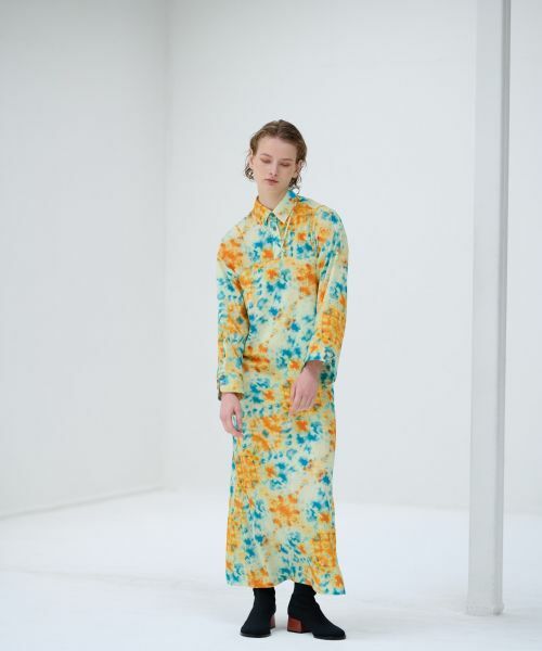 LANVIN en Bleu / ランバン オン ブルー シャツ・ブラウス | 【セットアップ対応商品】Kaleidoscopeプリントショートブラウス | 詳細4