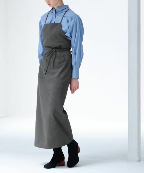 LANVIN en Bleu / ランバン オン ブルー ドレス | エプロンサロペットワンピース | 詳細2