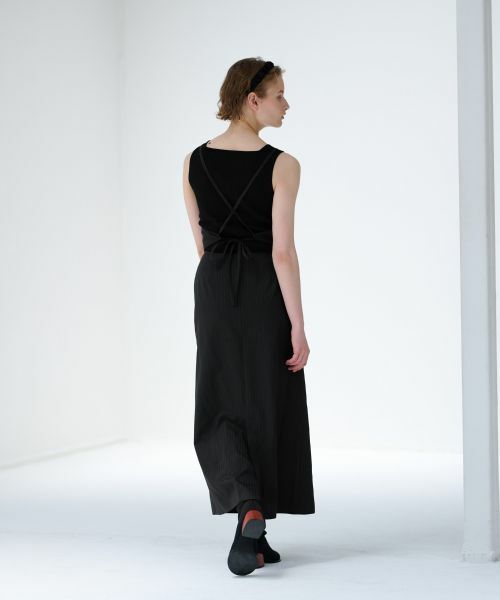 LANVIN en Bleu / ランバン オン ブルー ドレス | エプロンサロペットワンピース | 詳細8