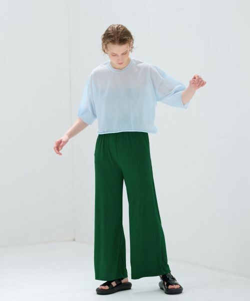 LANVIN en Bleu / ランバン オン ブルー ニット・セーター | ワイドクロップドニット | 詳細3