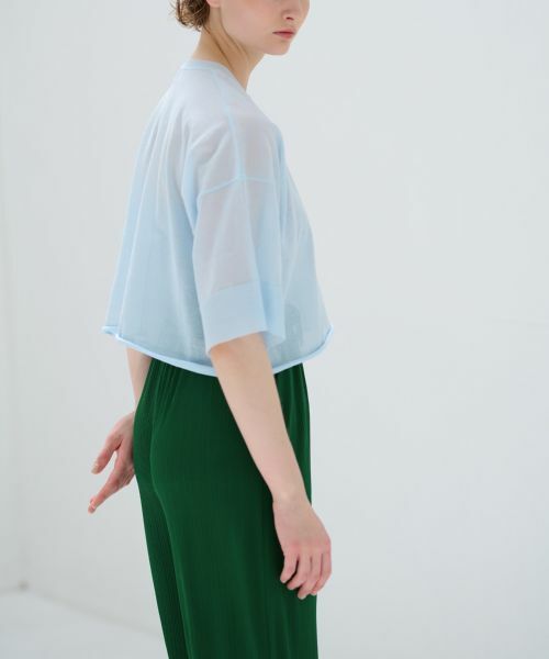 LANVIN en Bleu / ランバン オン ブルー ニット・セーター | ワイドクロップドニット | 詳細4