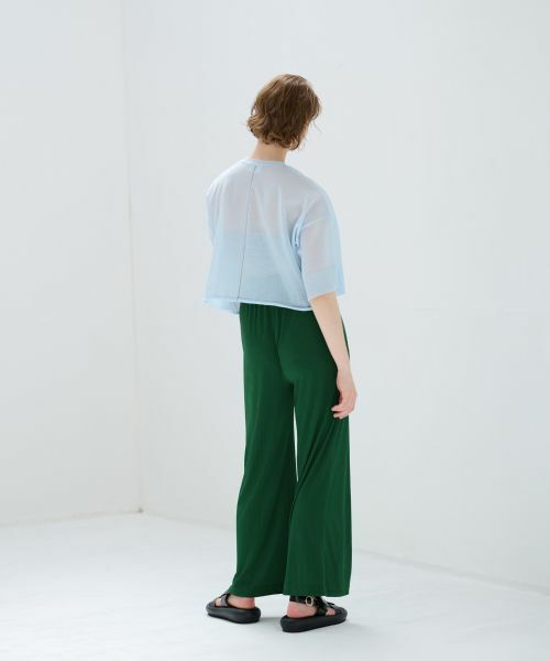 LANVIN en Bleu / ランバン オン ブルー ニット・セーター | ワイドクロップドニット | 詳細6