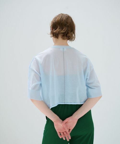 LANVIN en Bleu / ランバン オン ブルー ニット・セーター | ワイドクロップドニット | 詳細7