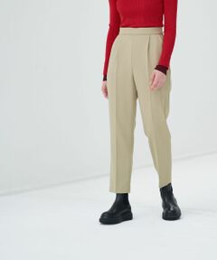 LANVIN en Bleu / ランバン オン ブルー その他パンツ | ウールカルゼテーパードパンツ